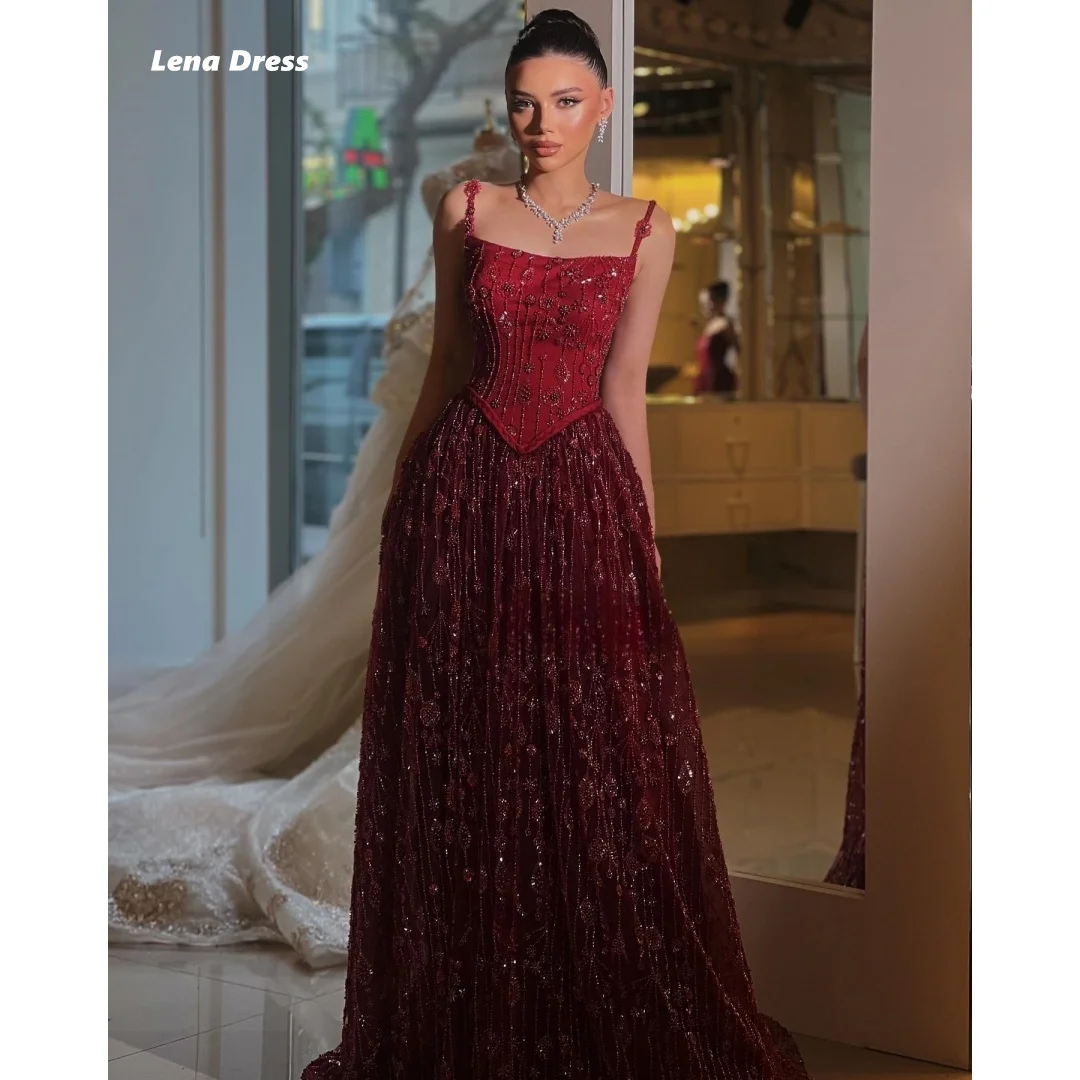 Lena Elegant Gown Lace Prom Dresses 2025 Luxury Dresses for Party Dresses Woman 2025 Beads Custom Made Robe De Cocktail Femme
Lena Elegant Gown Lace Prom Dresses 2025 Luxury Dresses for Party Dresses Woman 2025 Beads Custom Made Robe De Cocktail Femme