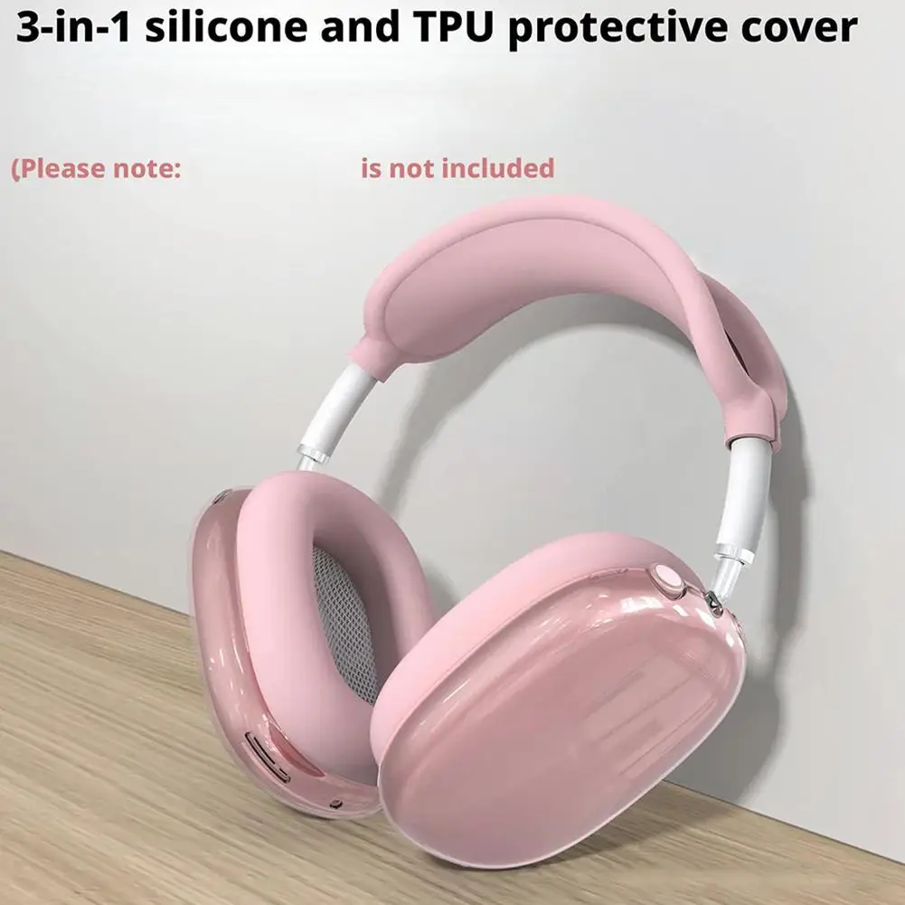 3 in 1 Transparent Case Soft TPU Anti-Scratch Cover Sleeve Protective Cases For Apple AirPods Max Headphone Game Accessorie C8Q8
3 in 1 Transparent Case Soft TPU Anti-Scratch Cover Sleeve Protective Cases For Apple AirPods Max Headphone Game Accessorie C8Q8