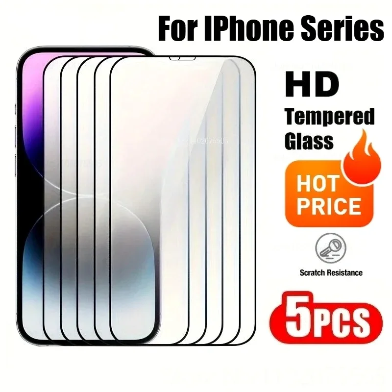 5 шт. HD закаленное стекло Защитная пленка для экрана для iPhone 17 15 16 Pro Max 14 Plus 14 13 Pro 17 Air 12 11 Pro Max Защитная пленка для телефона
5 шт. HD закаленное стекло Защитная пленка для экрана для iPhone 17 15 16 Pro Max 14 Plus 14 13 Pro 17 Air 12 11 Pro Max Защитная пленка для телефона