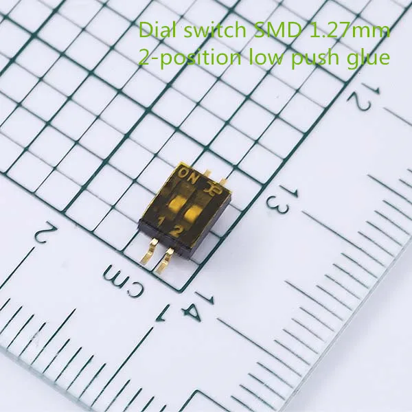 10 шт. циферблатный переключатель SMD 1,27 мм, 2-позиционный клей с низким нажатием DSHP02TSGET
10 шт. циферблатный переключатель SMD 1,27 мм, 2-позиционный клей с низким нажатием DSHP02TSGET