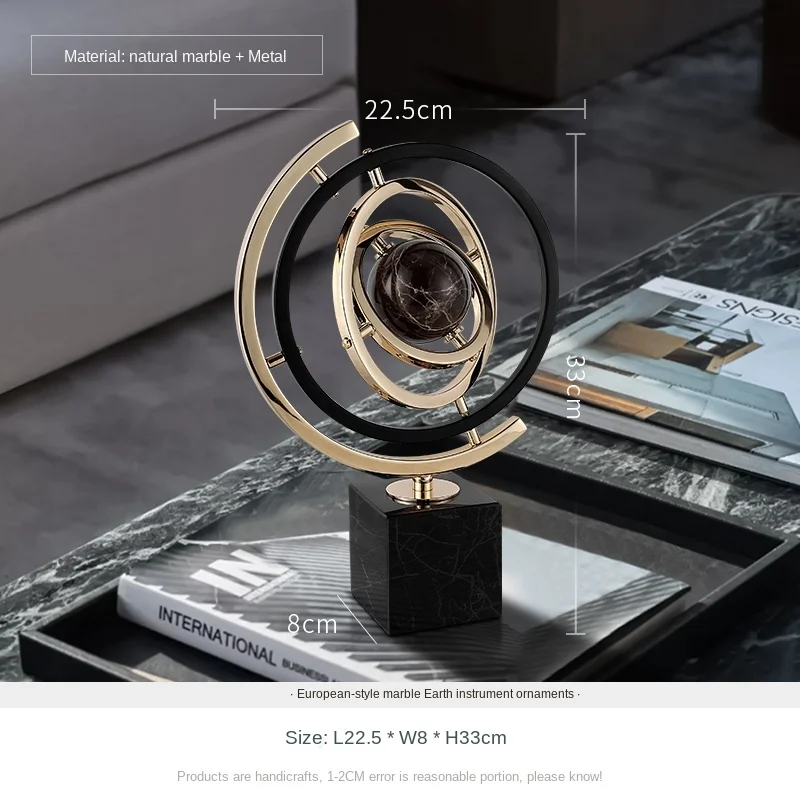 Light Luxury Decoration Living Room Wine Cabinet Hallway Desktop Home Decoration Creative Earth Instrument
Light Luxury Decoration Living Room Wine Cabinet Hallway Desktop Home Decoration Creative Earth Instrument