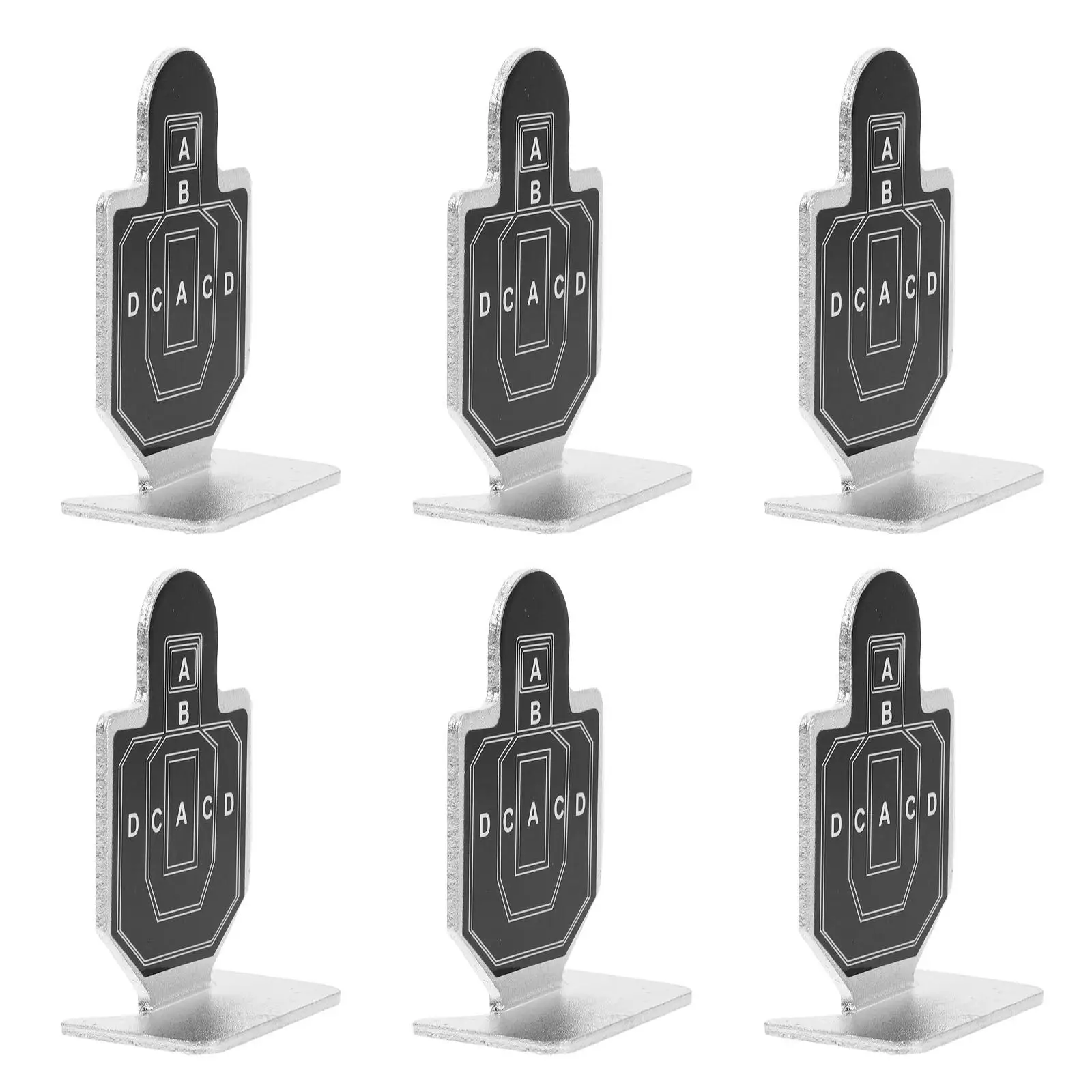 6pcs Metal Targets Kids Training Soft Target Sheets Range Accessories Black Color Toy
6pcs Metal Targets Kids Training Soft Target Sheets Range Accessories Black Color Toy