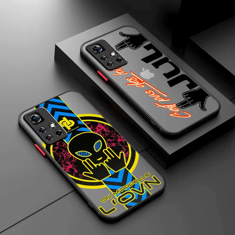 Rapper JuL C'est Pas Des Lol Case For Samsung A73 A72 A71 A53 A52 A51 A42 A33 A32 A31 A30 A23 A22 4G 5G Matte Transparent Capa
Rapper JuL C'est Pas Des Lol Case For Samsung A73 A72 A71 A53 A52 A51 A42 A33 A32 A31 A30 A23 A22 4G 5G Matte Transparent Capa