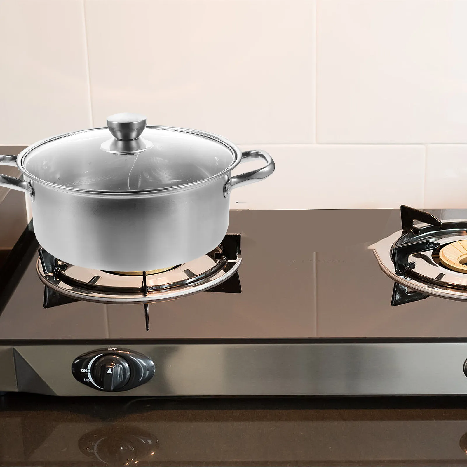 1Pcs Stainless Steel Dual-Flavor Hot Pot with Lid Thickened Body Anti-Scalding Handles Fast Heat Conduction for Induction Gas
1Pcs Stainless Steel Dual-Flavor Hot Pot with Lid Thickened Body Anti-Scalding Handles Fast Heat Conduction for Induction Gas