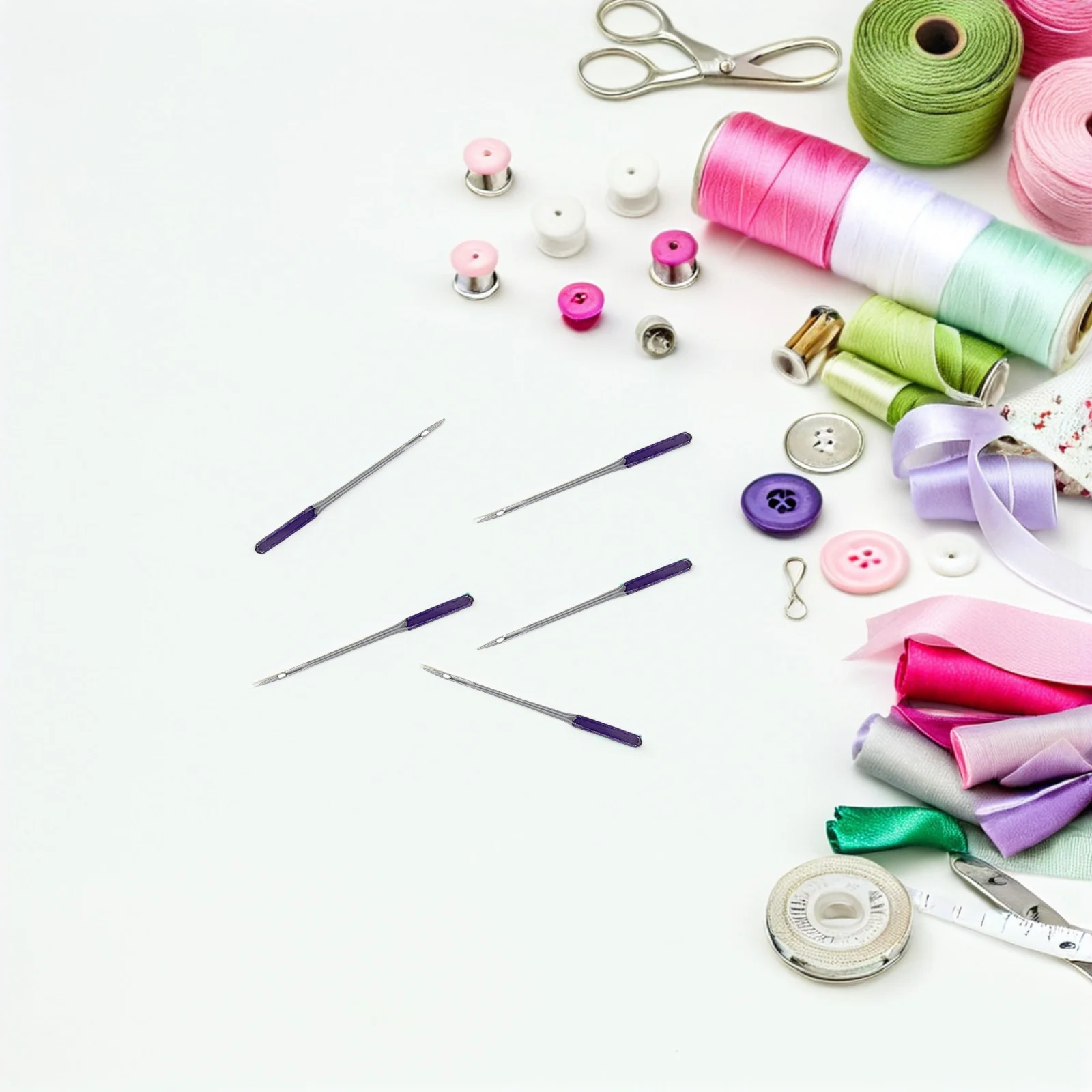 48 Pcs Industrial Machine Needles Sewing Mini for Embroidery Fabric Electric Machines Lightweight Elastic Cloth
48 Pcs Industrial Machine Needles Sewing Mini for Embroidery Fabric Electric Machines Lightweight Elastic Cloth