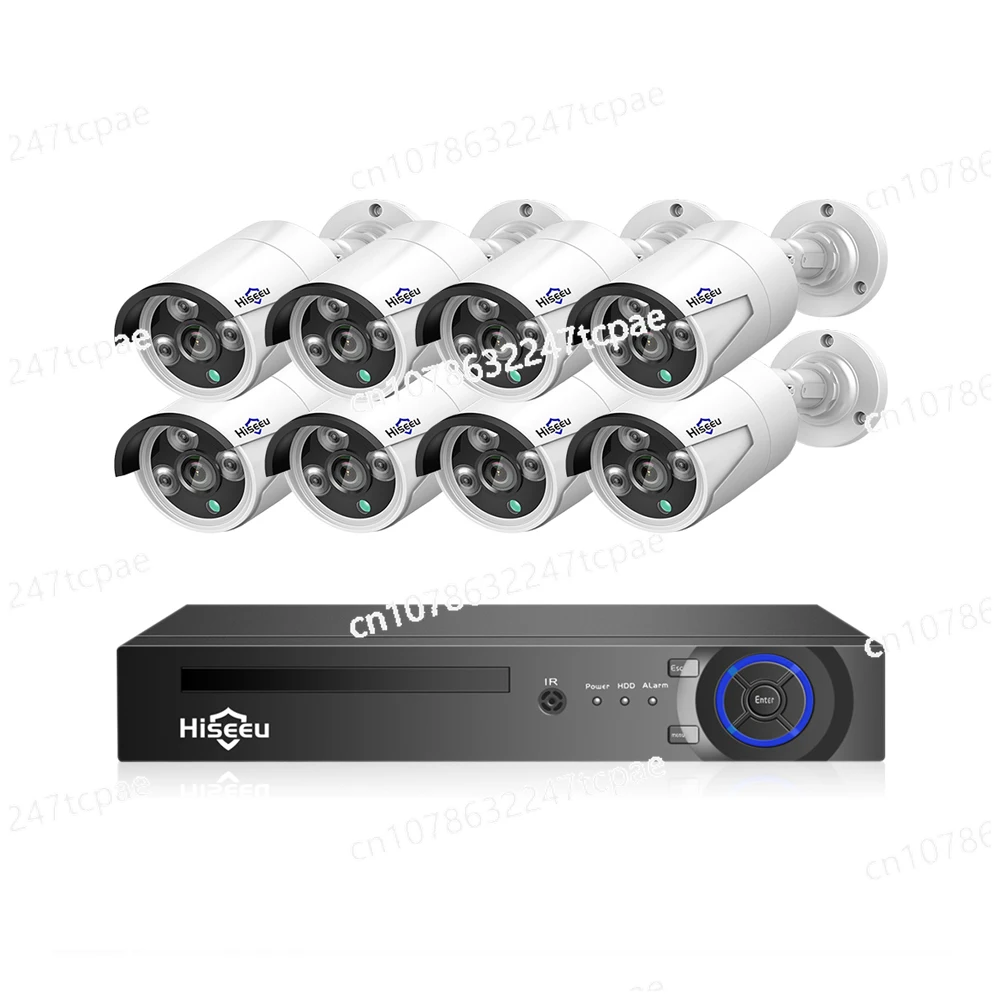CCTV P2P CCTV Surveillance System with Motion Detection Outdoor Waterproof Kit iseeu 5MP 8 Channel POE NVR Kit Recorder
CCTV P2P CCTV Surveillance System with Motion Detection Outdoor Waterproof Kit iseeu 5MP 8 Channel POE NVR Kit Recorder