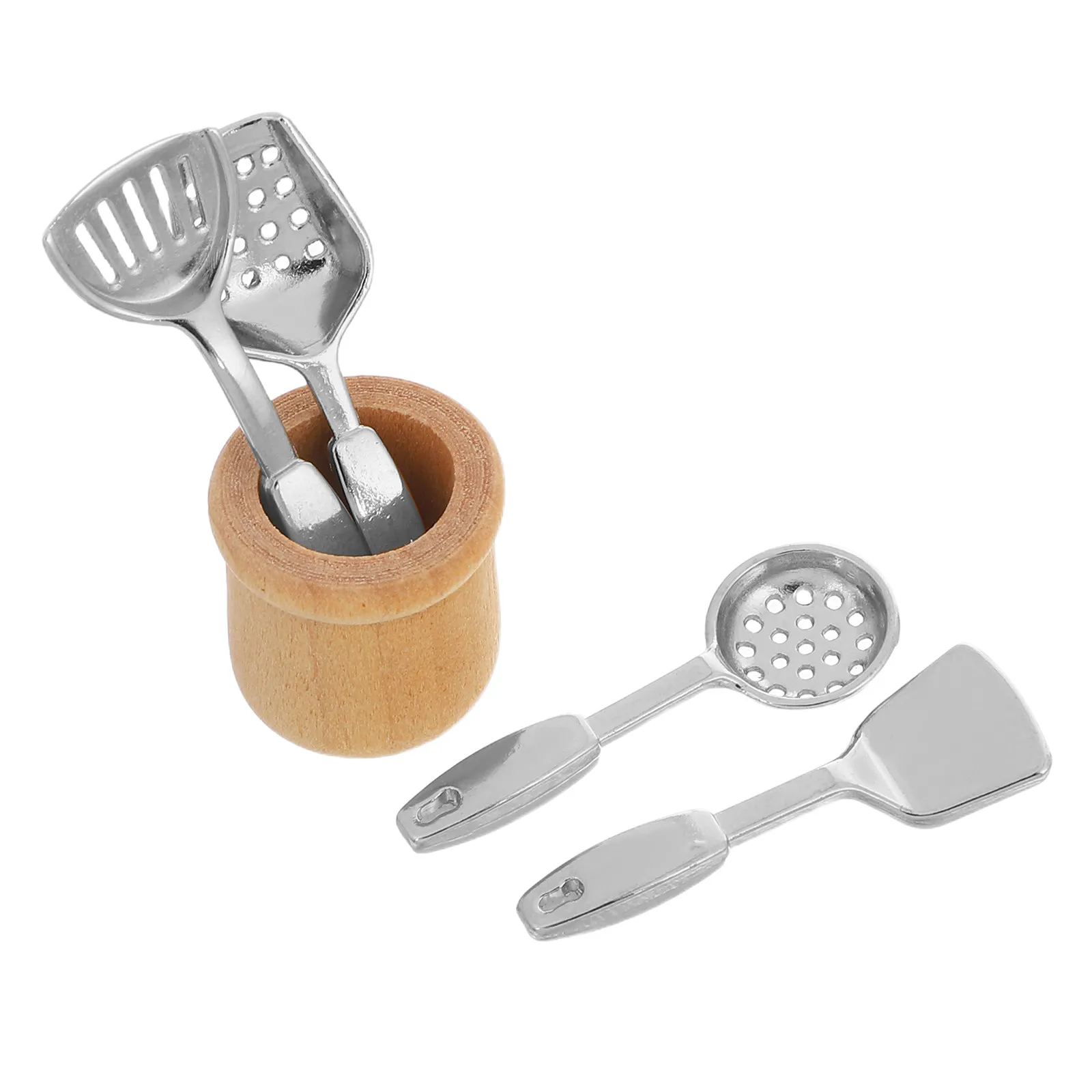 5Pcs Miniature Kitchen Set 1:12 Scale Realistic Dollhouse Kitchen Accessories Including Mini Shovel Bucket for Decoration
5Pcs Miniature Kitchen Set 1:12 Scale Realistic Dollhouse Kitchen Accessories Including Mini Shovel Bucket for Decoration
