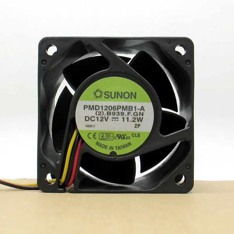 Б/У SUNON PMD1206PMB1-A 12 В 11,2 Вт, большой объем воздуха, высокая скорость вращения 6038, охлаждающий вентилятор с двойным шарикоподшипником
Б/У SUNON PMD1206PMB1-A 12 В 11,2 Вт, большой объем воздуха, высокая скорость вращения 6038, охлаждающий вентилятор с двойным шарикоподшипником