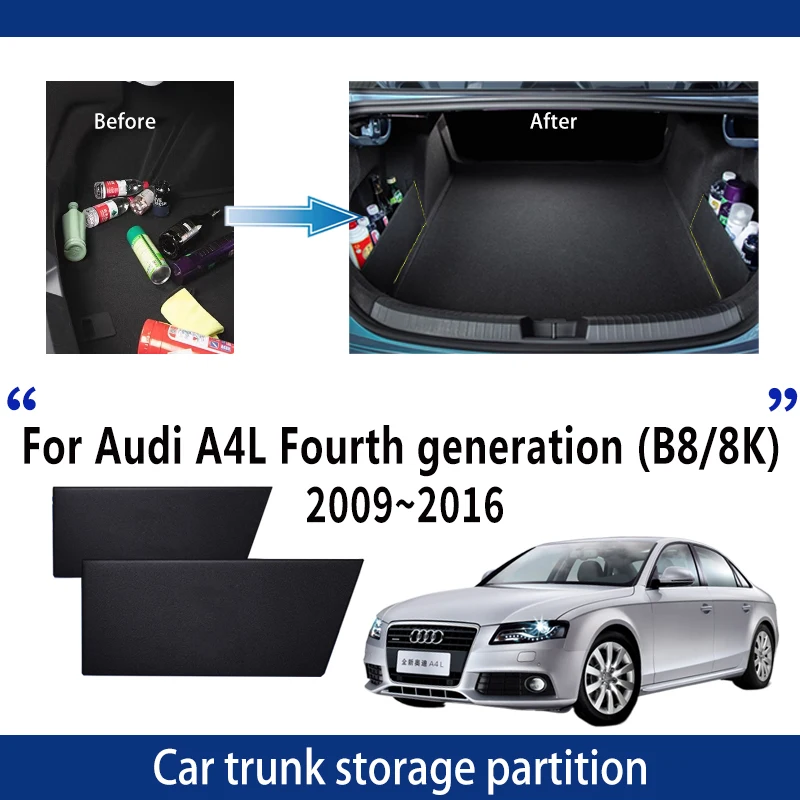 For Audi A4 L B8 2009~2016 2010 2011 Car Thickening Trunk Storage Partition Multifunction Storage Box Auto Interior Accessories
For Audi A4 L B8 2009~2016 2010 2011 Car Thickening Trunk Storage Partition Multifunction Storage Box Auto Interior Accessories