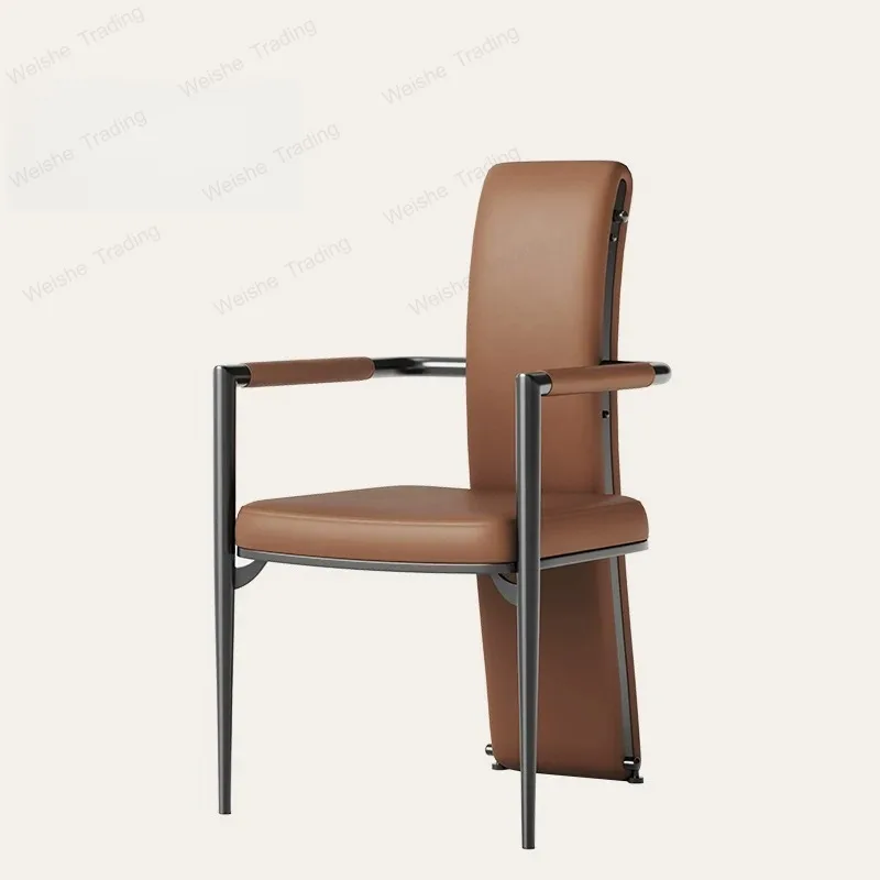 Italian Master Tea Chair Modern Simple Full Leather Villa Tea Room Furniture High Backrest Office Chair
Italian Master Tea Chair Modern Simple Full Leather Villa Tea Room Furniture High Backrest Office Chair