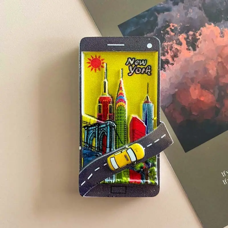 New York, USA Refrigerator Magnets Worldwide Popular Travel Souvenirs Creative 3D Magnetic Stickers Decorations
New York, USA Refrigerator Magnets Worldwide Popular Travel Souvenirs Creative 3D Magnetic Stickers Decorations