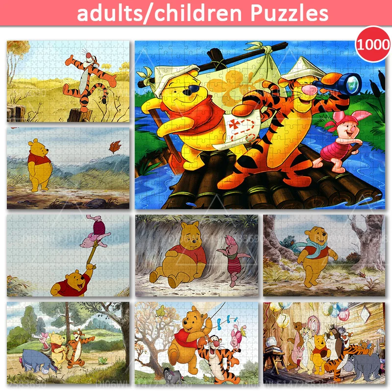 1000 Pieces Wooden Puzzle Disney Winnie The Pooh Animation Poster Children's Educational Toys Adult Handmade Gift Game Print HD
1000 Pieces Wooden Puzzle Disney Winnie The Pooh Animation Poster Children's Educational Toys Adult Handmade Gift Game Print HD