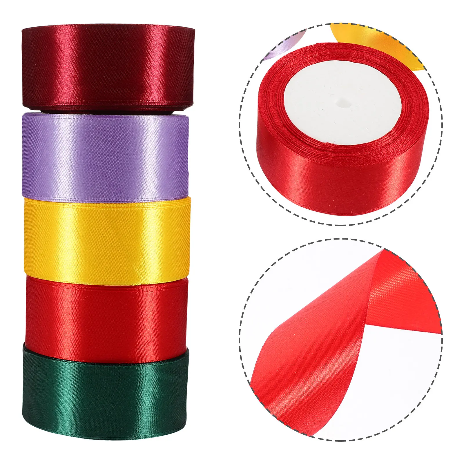 5 рулонов высококачественной полиэстеровой декоративной ленты для упаковки подарков, украшения коробок, декора тортов, бантов для волос, поделок своими руками, элегантный дизайн
5 рулонов высококачественной полиэстеровой декоративной ленты для упаковки подарков, украшения коробок, декора тортов, бантов для волос, поделок своими руками, элегантный дизайн