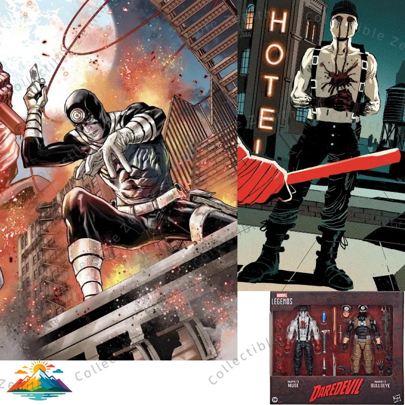 【IN STOCK】Hasbro Marvel Legends Series Bullseye (Daredevil) and Marvel’s Muse 15cm Action Figure Collection Original Model Gifts
【IN STOCK】Hasbro Marvel Legends Series Bullseye (Daredevil) and Marvel’s Muse 15cm Action Figure Collection Original Model Gifts