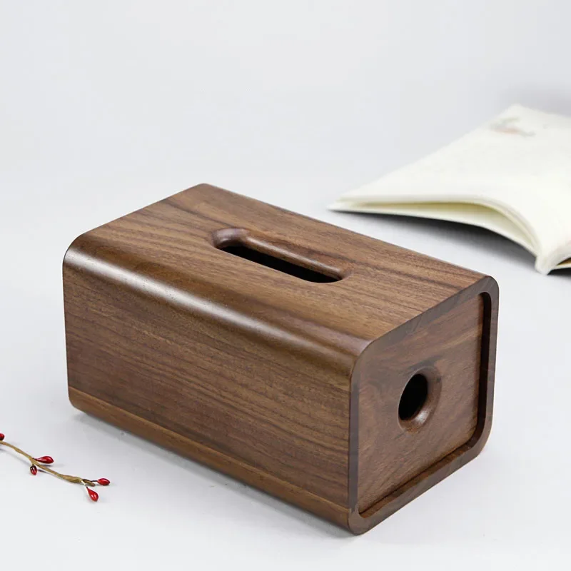 Black Walnut Rectangular Tissue Box Magnet Side Cover Home Desktop Solid Wood Storage Paper Towel Tube Holder
Black Walnut Rectangular Tissue Box Magnet Side Cover Home Desktop Solid Wood Storage Paper Towel Tube Holder