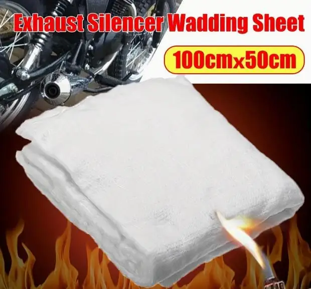 1PC Motorcycle Exhaust Motorcycle Universal Muffler Silencer Fiber Packing Cloth For Escape Moto Pipe Silencing CottonFiberglass 
1PC Motorcycle Exhaust Motorcycle Universal Muffler Silencer Fiber Packing Cloth For Escape Moto Pipe Silencing CottonFiberglass