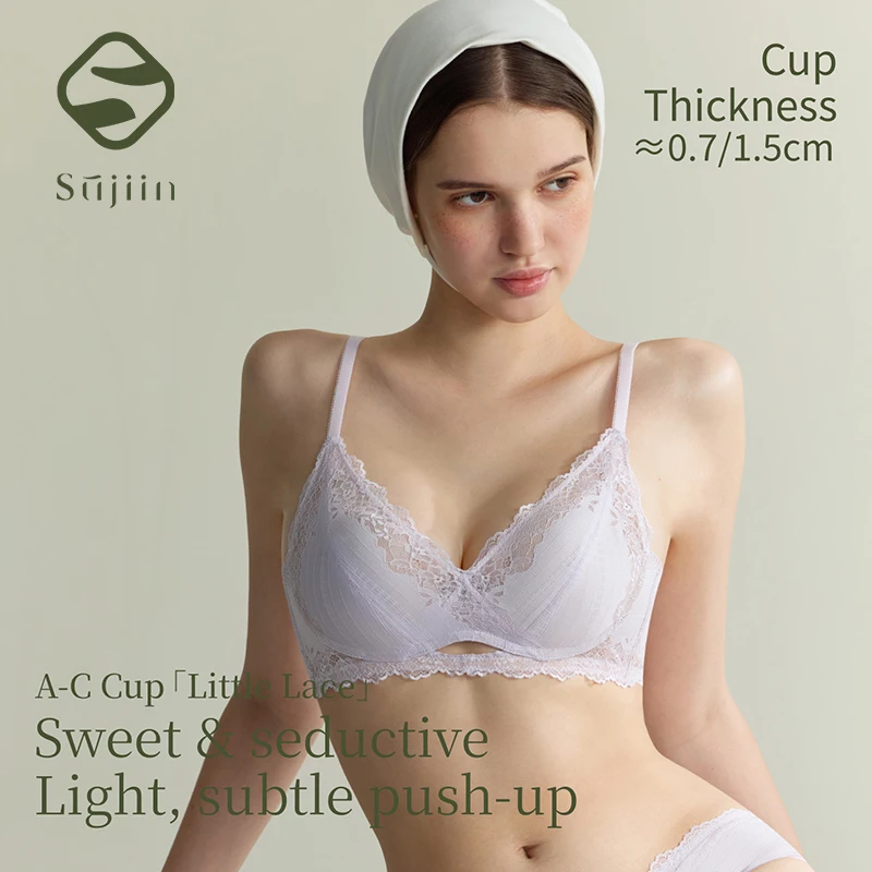 SUJIIN French Sexy Lace Lingerie Women 2026 Summer Wireless Push Up Bras Female Sweet Romantic Comfort Underwear for Women MX528
SUJIIN French Sexy Lace Lingerie Women 2026 Summer Wireless Push Up Bras Female Sweet Romantic Comfort Underwear for Women MX528