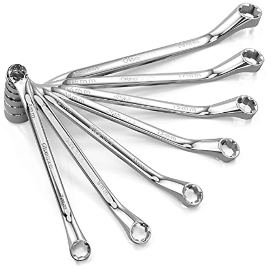 Bolt Extractor Off Wrench - Rounded Fastener Remover Kit - 6-Point Box-End Design - Stripped Bolt Nut Removal Tool - Profession
Bolt Extractor Off Wrench - Rounded Fastener Remover Kit - 6-Point Box-End Design - Stripped Bolt Nut Removal Tool - Profession
