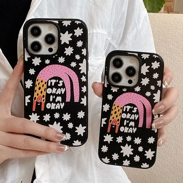 2.0 Acrylic IT'S OKAY I'M OKAY Phone Case Cover for IPhone 11 12 13 14 15 Pro Max Case for IPhone 15 Pro Max
2.0 Acrylic IT'S OKAY I'M OKAY Phone Case Cover for IPhone 11 12 13 14 15 Pro Max Case for IPhone 15 Pro Max