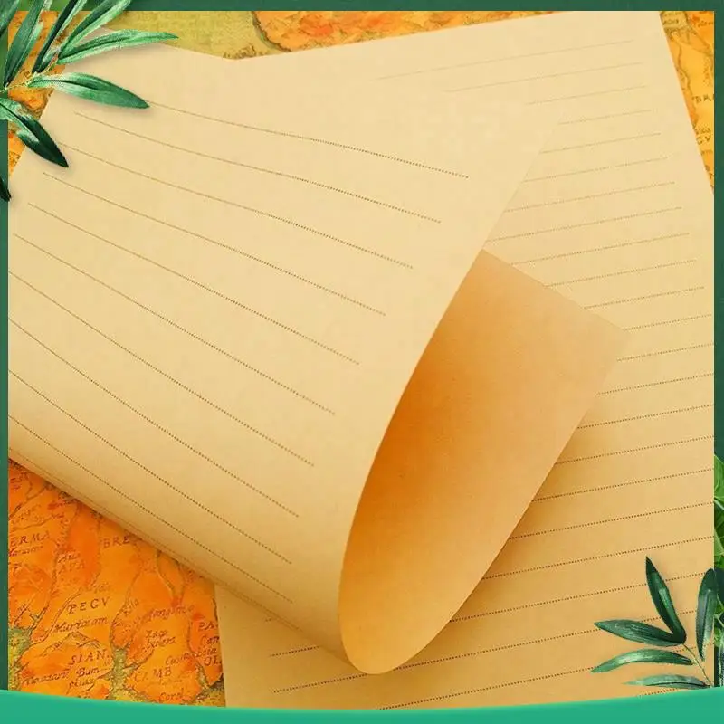 (NEW) Vintage Kraft Paper Writing Paper For Letter Writing Letter Paper Stationery 12Piece
(NEW) Vintage Kraft Paper Writing Paper For Letter Writing Letter Paper Stationery 12Piece