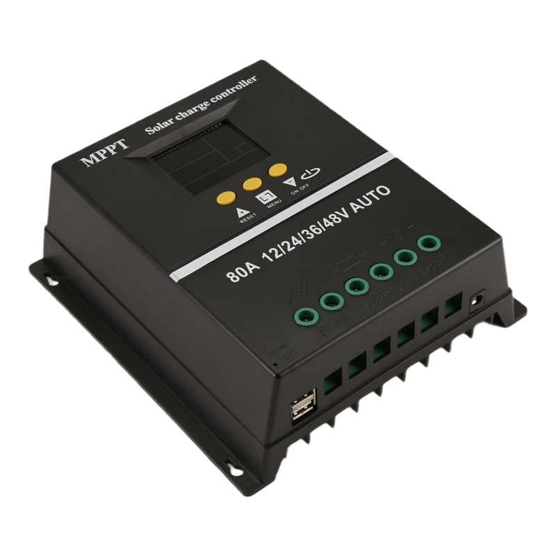 80A MPPT/PWM 12 В/24 В/36 В/48 В контроллер заряда солнечной батареи автоматический контроллер инструменты с ЖК-дисплеем и двойным USB
80A MPPT/PWM 12 В/24 В/36 В/48 В контроллер заряда солнечной батареи автоматический контроллер инструменты с ЖК-дисплеем и двойным USB