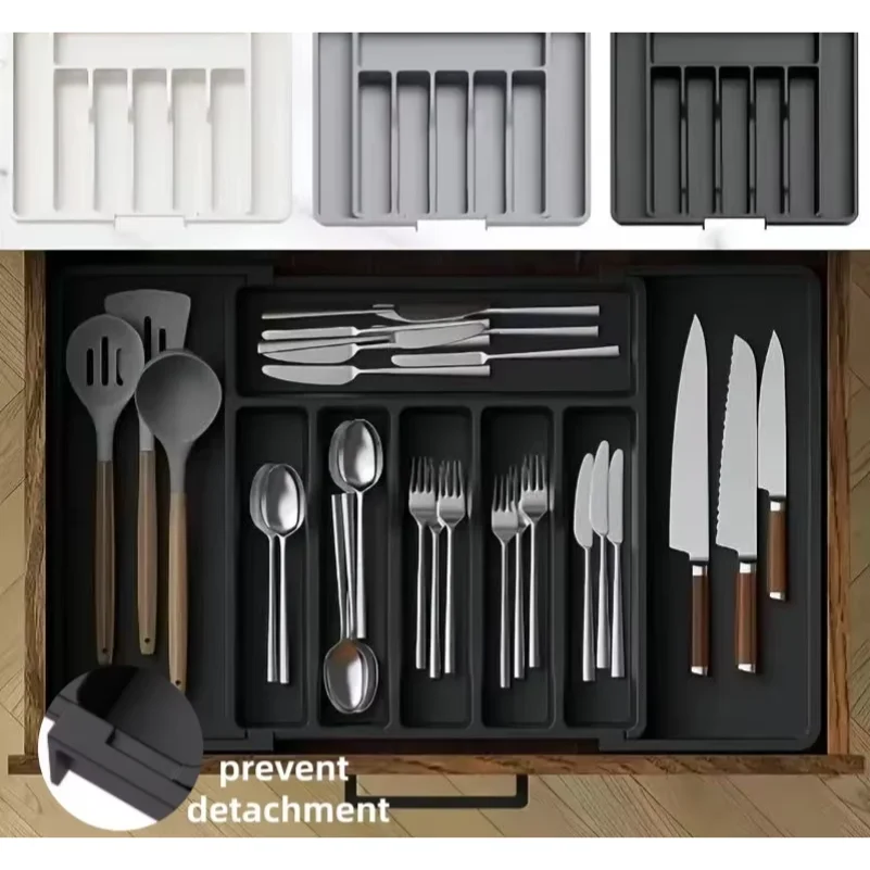 1Pcs Upgradation Adjustable Flatware Tableware Organizer – Plastic Multifunctional Drawer Organizer for Kitchen Counter Utensils
1Pcs Upgradation Adjustable Flatware Tableware Organizer – Plastic Multifunctional Drawer Organizer for Kitchen Counter Utensils