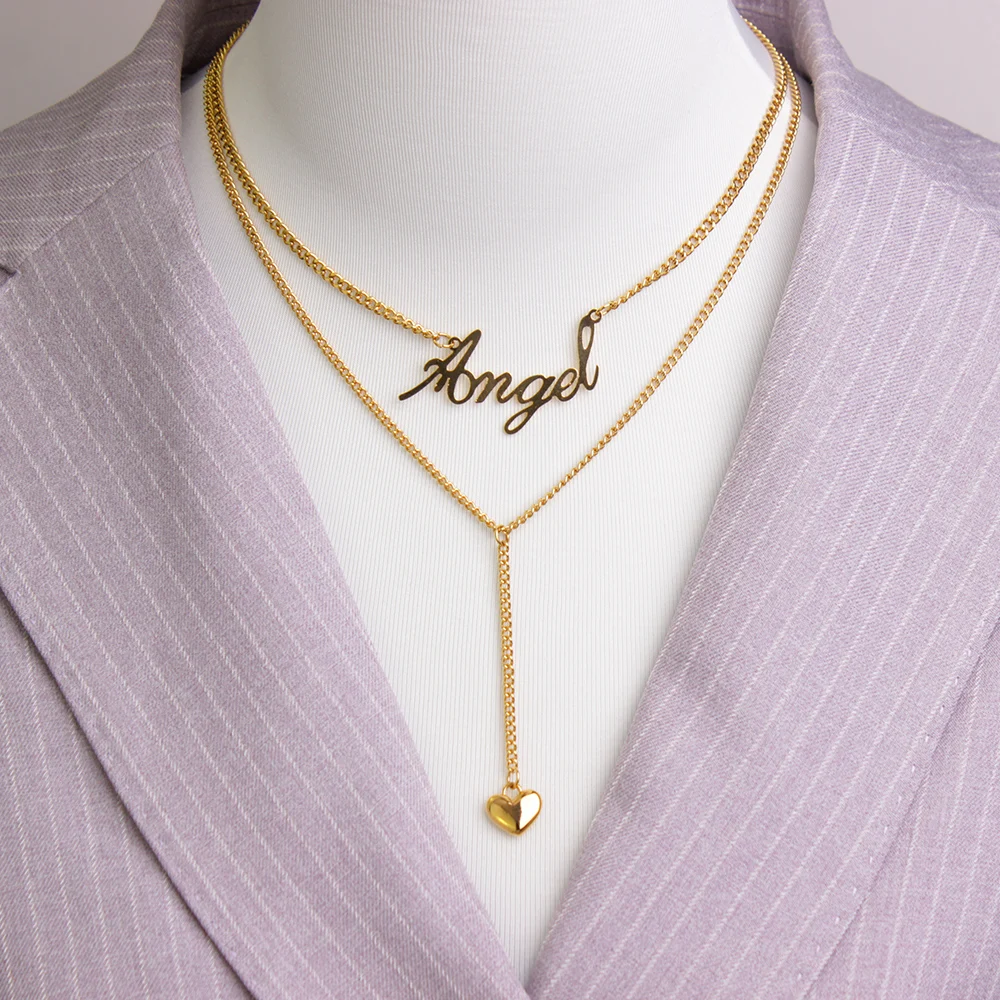 FS Wholesale Bulk Custom Exquisite Creativity Letter And Heart Set Of Chain Jewelry For Gift
FS Wholesale Bulk Custom Exquisite Creativity Letter And Heart Set Of Chain Jewelry For Gift