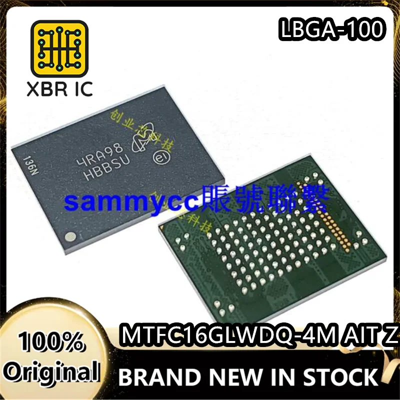 (1/10 piece) MTFC16GLWDQ-4M AIT Z silk screen HBBSU 16G 4.5 BGA100 storage chip new original authentic spot
(1/10 piece) MTFC16GLWDQ-4M AIT Z silk screen HBBSU 16G 4.5 BGA100 storage chip new original authentic spot