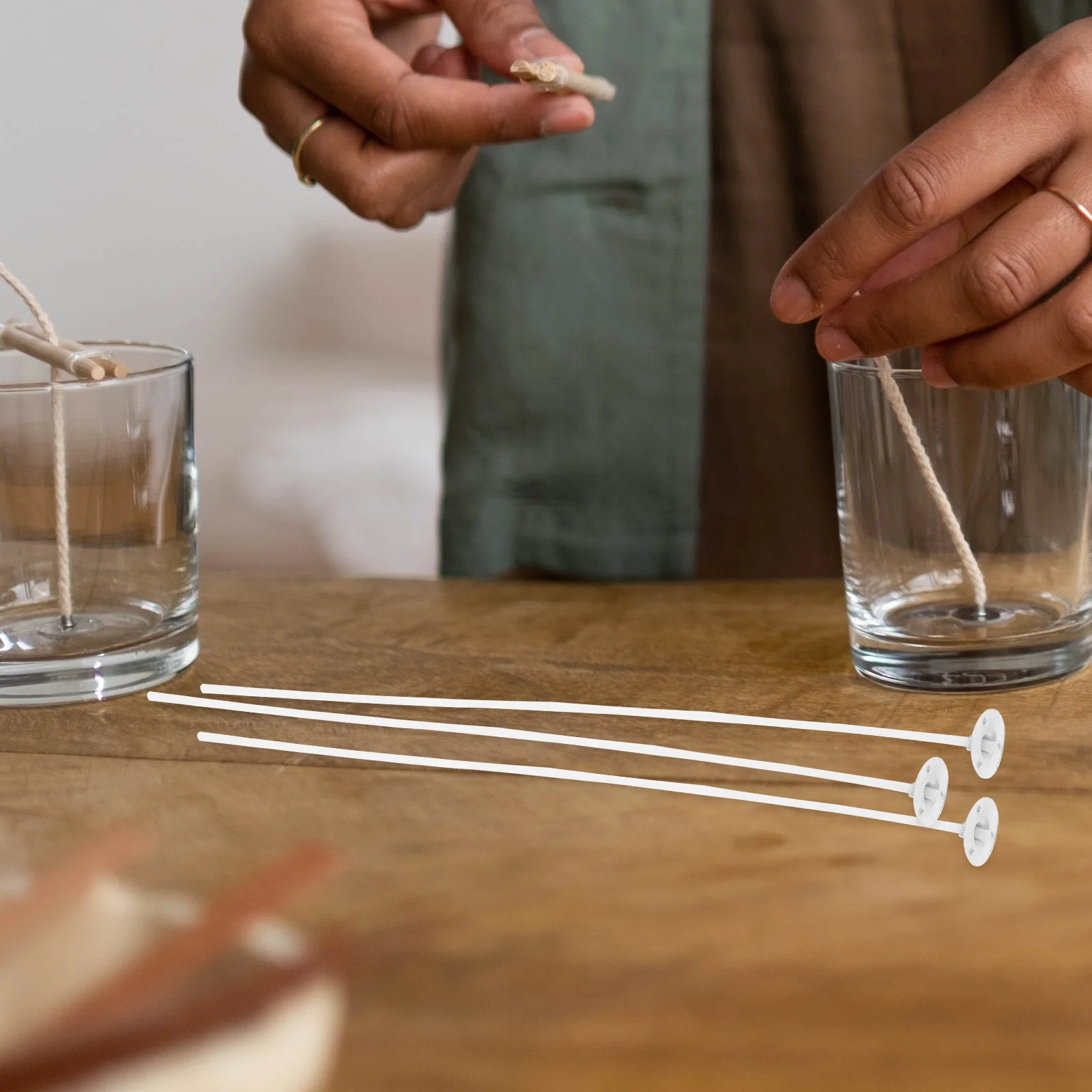 50Pcs Wicks DIY Cotton Wicks for Making Accessories Long Lasting Portable Comfortable Touch Wick
50Pcs Wicks DIY Cotton Wicks for Making Accessories Long Lasting Portable Comfortable Touch Wick