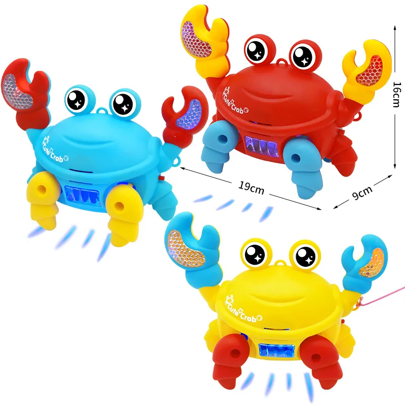 1pc Children Toy Electric Crawling Crab Walking Dancing Electronic Pets Robo Crab Glowing With Music Light Toddler Pet Toy Gift
1pc Children Toy Electric Crawling Crab Walking Dancing Electronic Pets Robo Crab Glowing With Music Light Toddler Pet Toy Gift