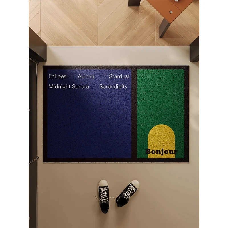 Middle ancient style household silk ring entrance mat, simple entrance mat for foyer, dirt resistant and wear-resistant foot pad
Middle ancient style household silk ring entrance mat, simple entrance mat for foyer, dirt resistant and wear-resistant foot pad