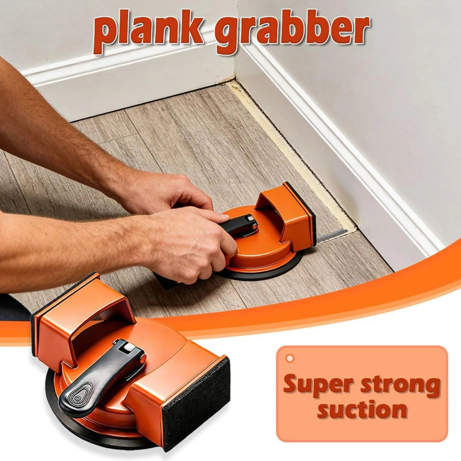 Laminate Flooring Tools Strong Suction Cup Floor Repair Suction Plank Grabber for Vinyl Wood Laminate Floors(No Hammer)
Laminate Flooring Tools Strong Suction Cup Floor Repair Suction Plank Grabber for Vinyl Wood Laminate Floors(No Hammer)