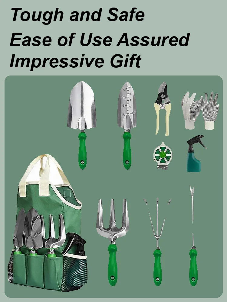 gardening tool set Transplant Seedling Tool including tote bag apron and accessories Home planting tool set
gardening tool set Transplant Seedling Tool including tote bag apron and accessories Home planting tool set