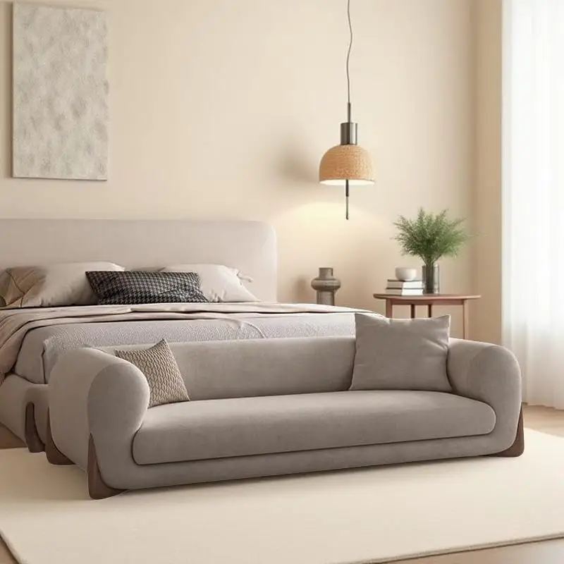 Французский легкий роскошный тканевый прикроватный табурет для спальни, высококачественный прикроватный диван для отеля, домашняя мебель, мягкая и удобная
Французский легкий роскошный тканевый прикроватный табурет для спальни, высококачественный прикроватный диван для отеля, домашняя мебель, мягкая и удобная