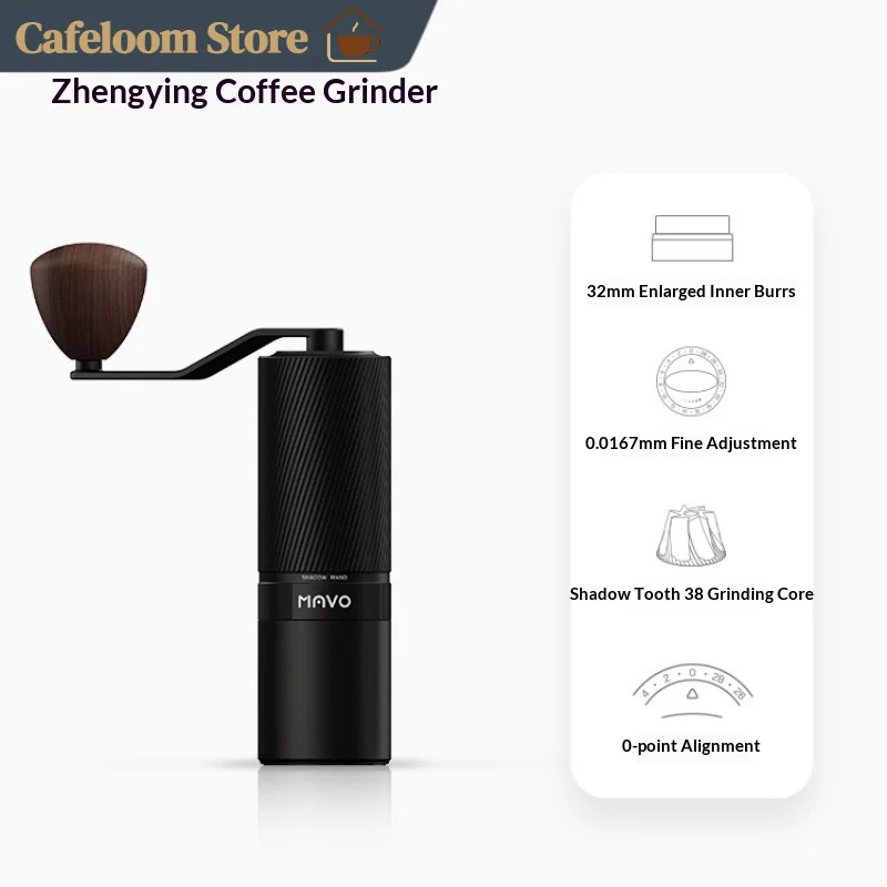 Mavo Zhangying Manual Coffee Grinder Portable Coffee Bean Grinder Adjustable Stainless Steel Burr For Home Outdoor Camping
Mavo Zhangying Manual Coffee Grinder Portable Coffee Bean Grinder Adjustable Stainless Steel Burr For Home Outdoor Camping