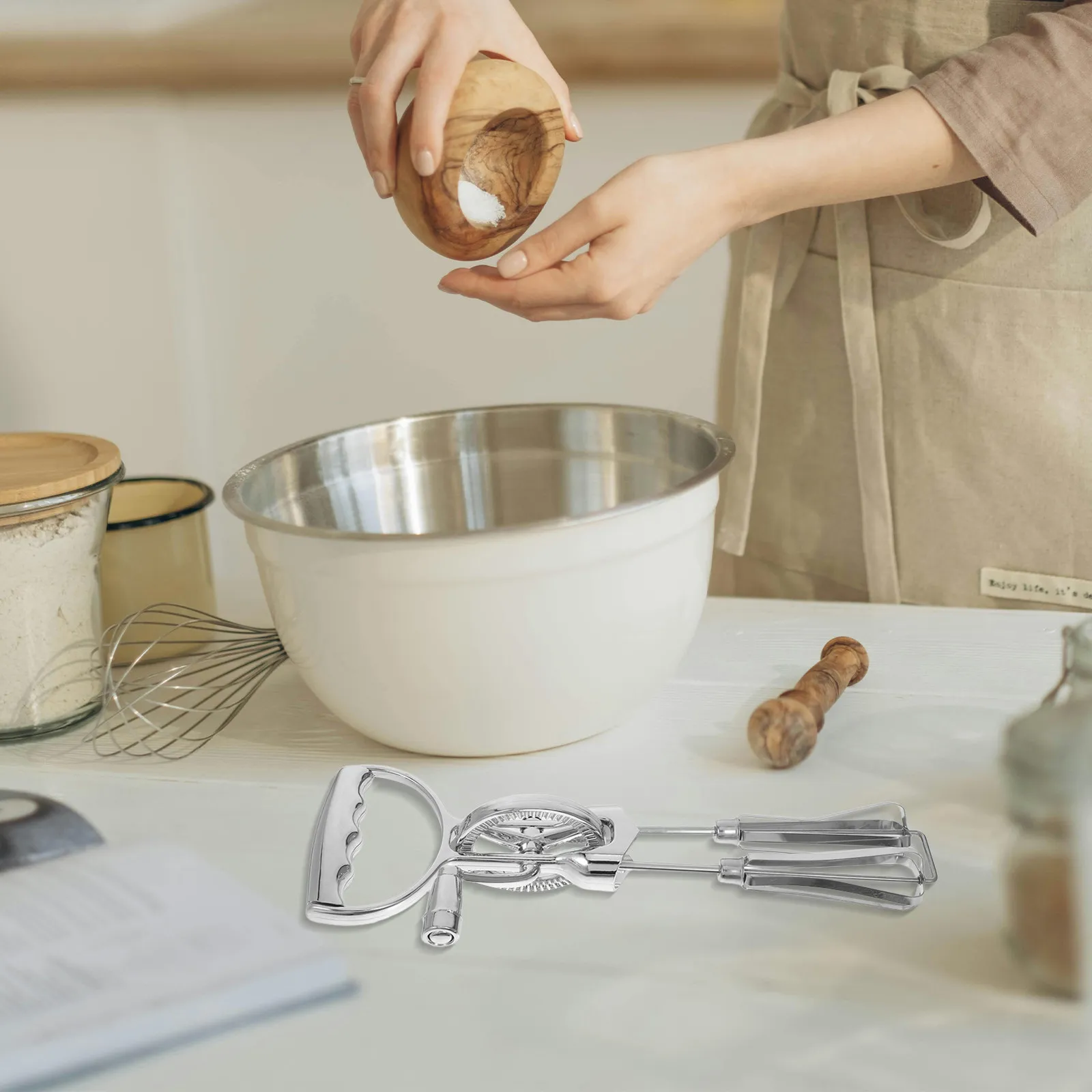 4Pcs Manual Rotary Egg Beater Set Handheld Whisk Silicone Basting Brush Spatula Heat Resistant Kitchen Baking Tools Set
4Pcs Manual Rotary Egg Beater Set Handheld Whisk Silicone Basting Brush Spatula Heat Resistant Kitchen Baking Tools Set