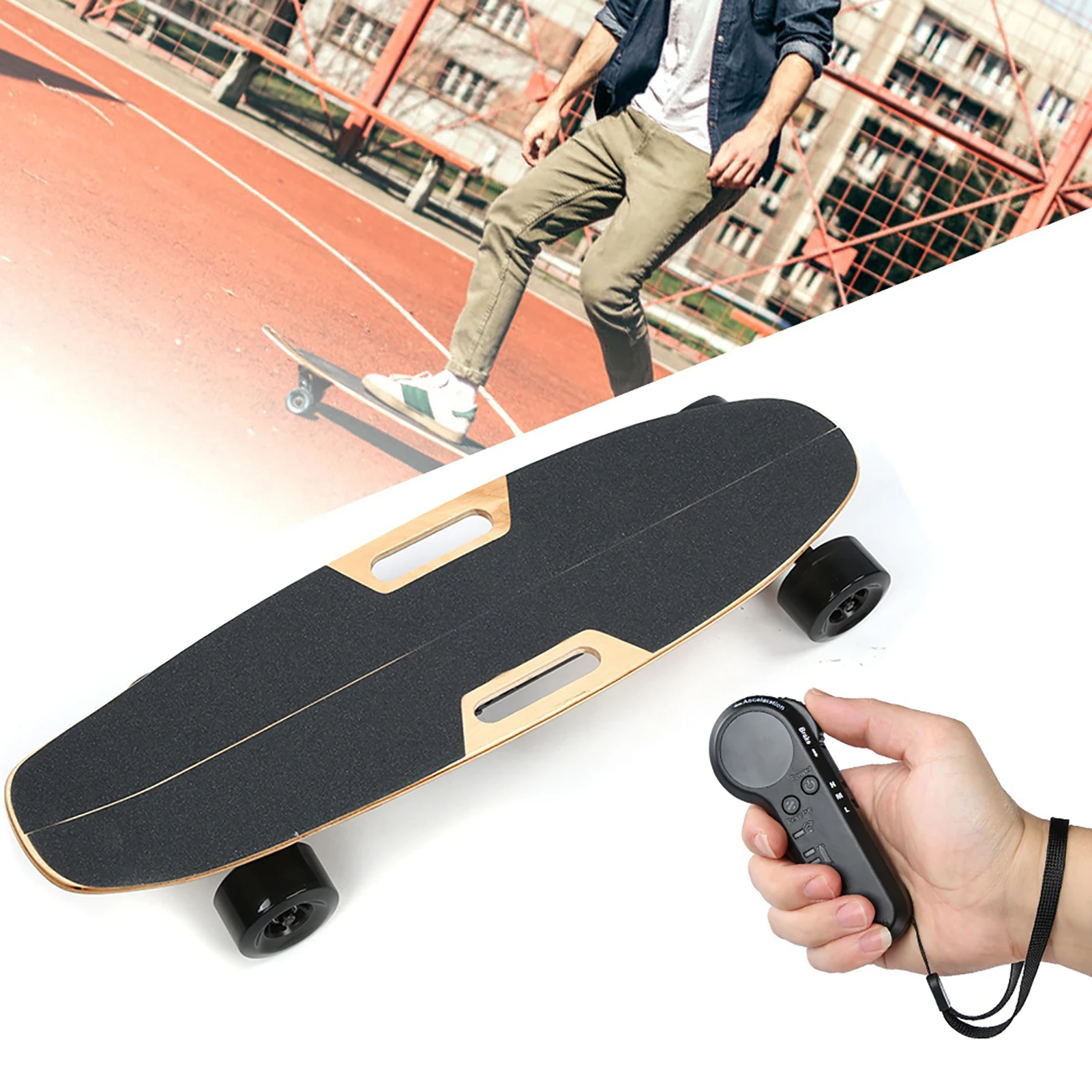 PP Remote Control Accessory with Power Supply Indicator Light for Electric Four‑Wheel Skateboard Skateboard Remote Control
PP Remote Control Accessory with Power Supply Indicator Light for Electric Four‑Wheel Skateboard Skateboard Remote Control