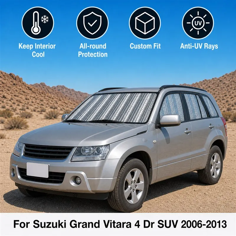 For Suzuki Grand Vitara 4 Dr SUV 2006-2013 Full Set Car Window Sunshades UV Block Privacy Heat Insulated Foldable Car Curtain
For Suzuki Grand Vitara 4 Dr SUV 2006-2013 Full Set Car Window Sunshades UV Block Privacy Heat Insulated Foldable Car Curtain