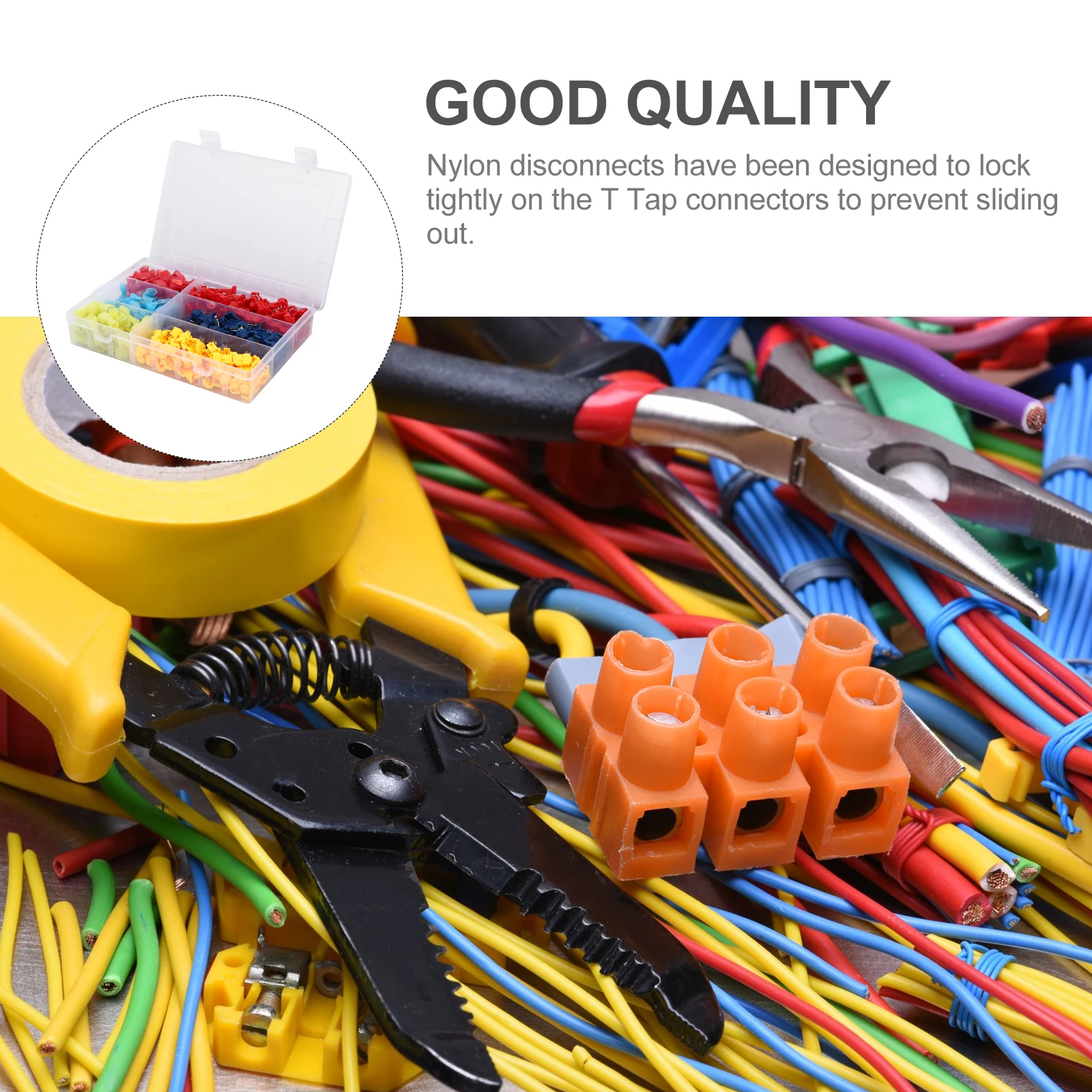 200pcs Insulated Quick Disconnect Spade T-Tap Wire Connectors Assortment Heavy Duty Tinned Copper Splice Terminals Marine
200pcs Insulated Quick Disconnect Spade T-Tap Wire Connectors Assortment Heavy Duty Tinned Copper Splice Terminals Marine
