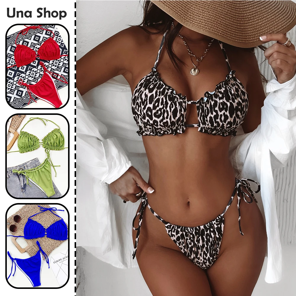 Una-Shop Bikinis Sets With Adjustable Straps Sexy Leopard Print Swimsuit For Women Summer Beach Swim Pool Party Bikini Swimwear
Una-Shop Bikinis Sets With Adjustable Straps Sexy Leopard Print Swimsuit For Women Summer Beach Swim Pool Party Bikini Swimwear