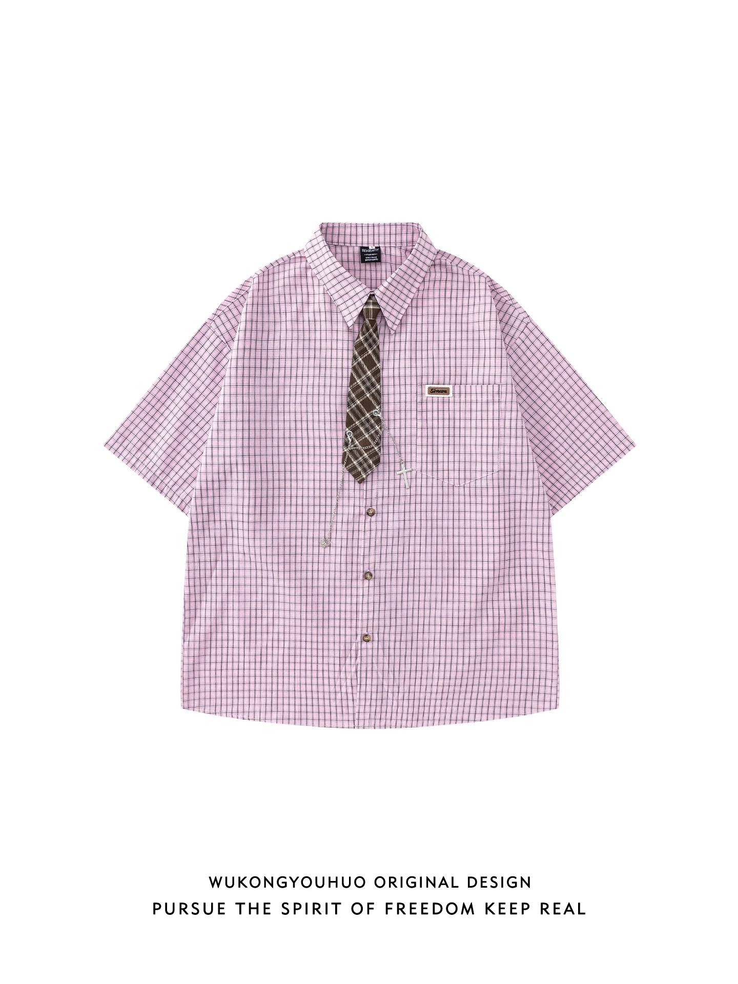 Casual Summer Plaid ort Sve irt ex Loose Fit Leisure Versatile Youth ular Wear Resistant Chinese Brand Monkey S...
Casual Summer Plaid ort Sve irt ex Loose Fit Leisure Versatile Youth ular Wear Resistant Chinese Brand Monkey S...