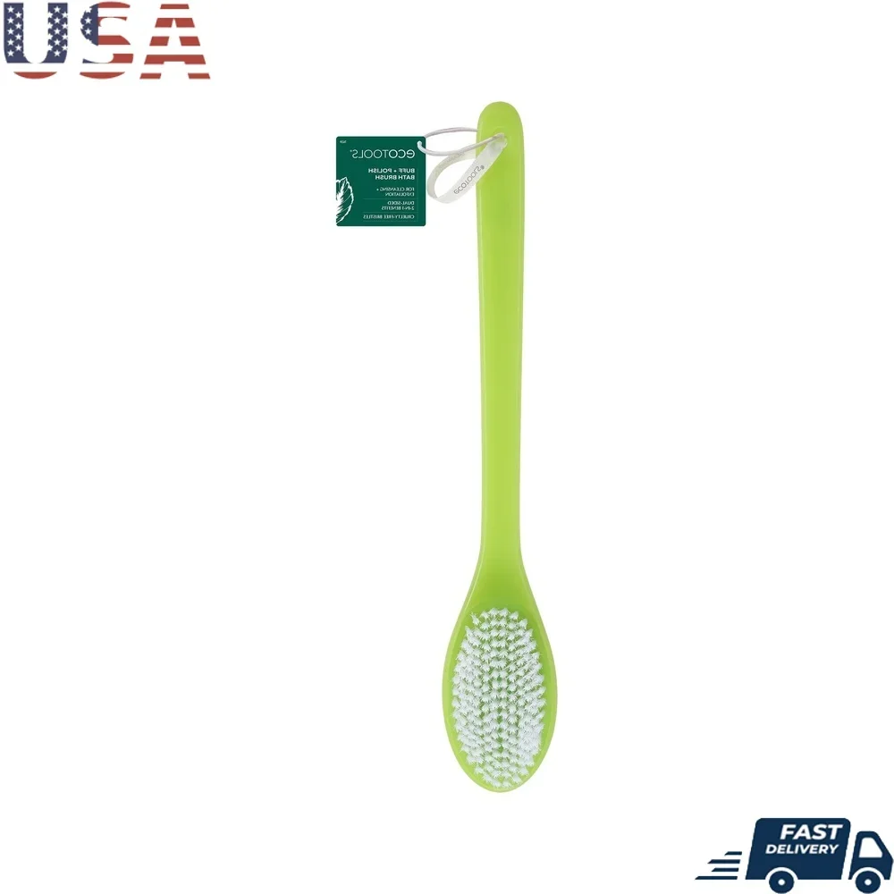 Long Handled Dual Sided Buff Polish Bath Brush Cleansing Exfoliating Shower Body Brush with Ergonomic Design Vegan Cruelty Free
Long Handled Dual Sided Buff Polish Bath Brush Cleansing Exfoliating Shower Body Brush with Ergonomic Design Vegan Cruelty Free