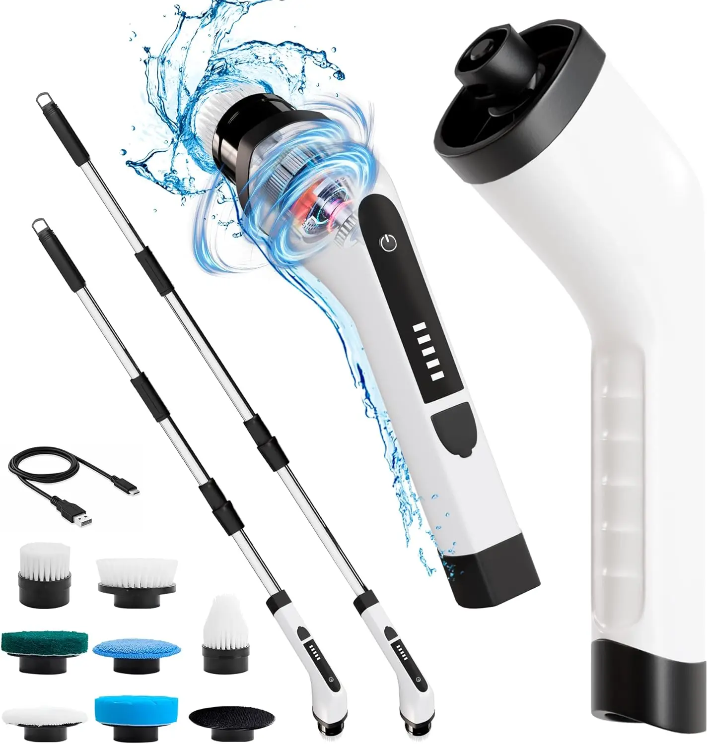 Электрическая скруббер для ванной комнаты 7-в-1, 2500 мАч, телескопическая ручка, портативная электрическая щетка для ванной комнаты, кухни, чистки автомобиля
Электрическая скруббер для ванной комнаты 7-в-1, 2500 мАч, телескопическая ручка, портативная электрическая щетка для ванной комнаты, кухни, чистки автомобиля