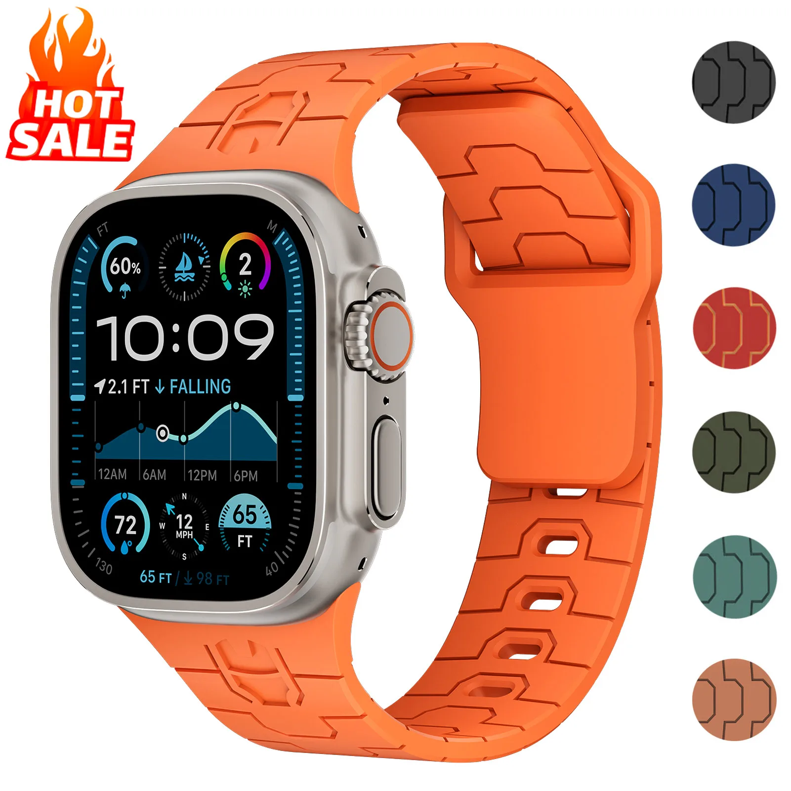 Силиконовые ремешки для Apple Watch, ремешок 46 мм, 45 мм, 44 мм, 42 мм, 41 мм, 40 мм, спортивный браслет correa iWatch series 10 9 8 7 SE Ultra 2 49 мм
Силиконовые ремешки для Apple Watch, ремешок 46 мм, 45 мм, 44 мм, 42 мм, 41 мм, 40 мм, спортивный браслет correa iWatch series 10 9 8 7 SE Ultra 2 49 мм