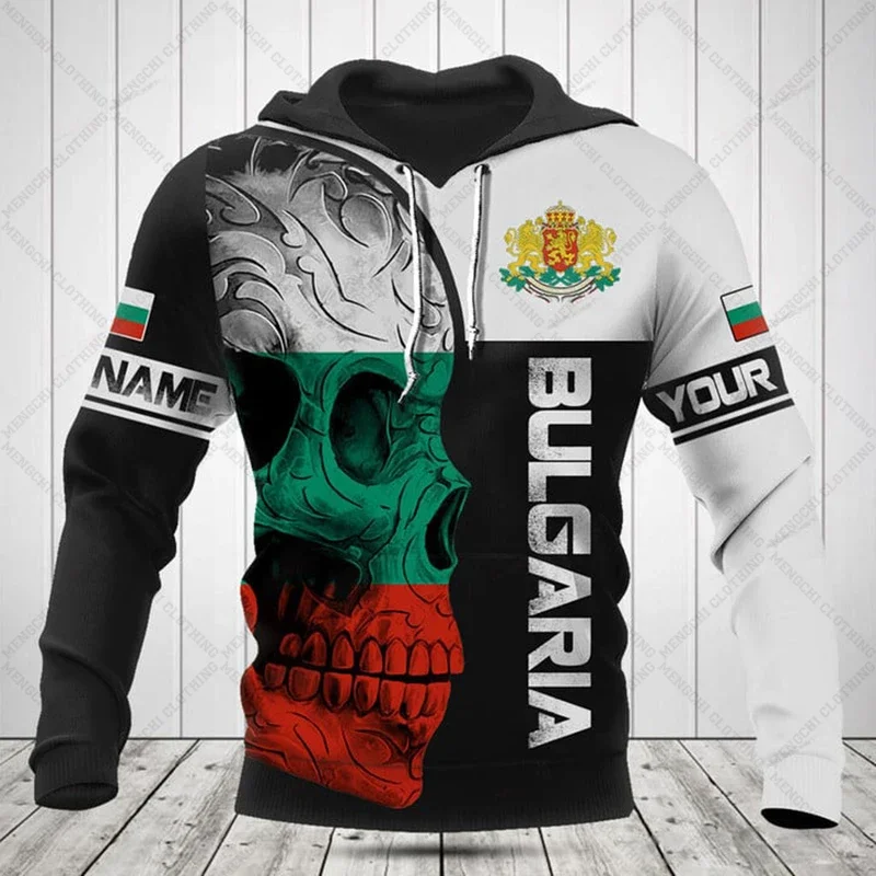 Custom Name Bulgaria Skull Graphic Unisex Hoodies Loose Pullover Fashion Sweatshirts Casual Winter Clothing Oversize Streetwear
Custom Name Bulgaria Skull Graphic Unisex Hoodies Loose Pullover Fashion Sweatshirts Casual Winter Clothing Oversize Streetwear