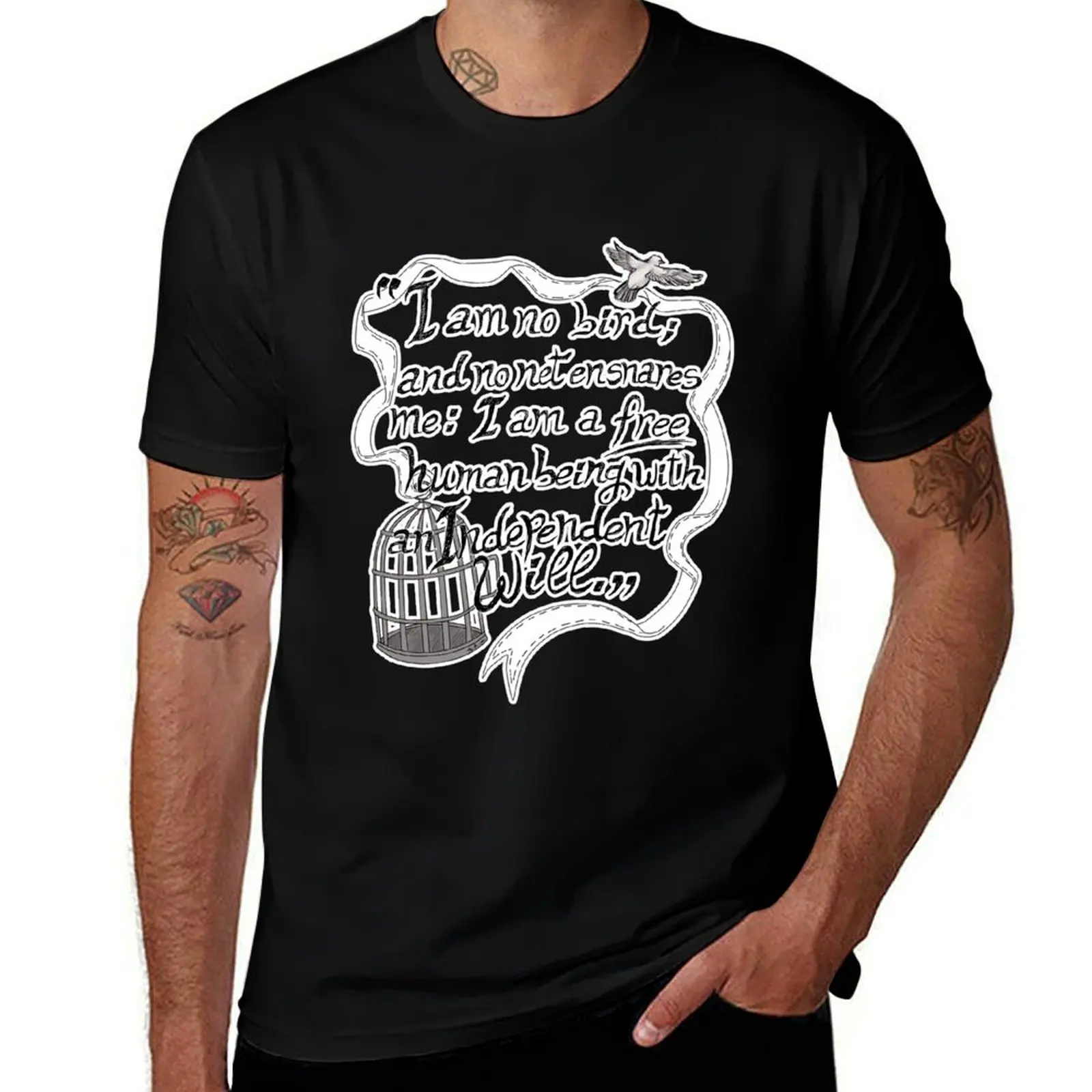 I am no bird // Jane Eyre T-Shirt aesthetic clothes korean fashion vintage clothes anime plain white t shirts men
I am no bird // Jane Eyre T-Shirt aesthetic clothes korean fashion vintage clothes anime plain white t shirts men