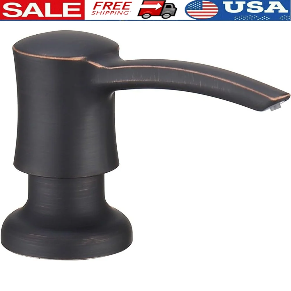 Прочный дозатор мыла для кухонной раковины, головка насоса из АБС-пластика, поворотный на 360 градусов, масляный бронзовый дозатор мыла для ванной комнаты, бутылка 11 унций
Прочный дозатор мыла для кухонной раковины, головка насоса из АБС-пластика, поворотный на 360 градусов, масляный бронзовый дозатор мыла для ванной комнаты, бутылка 11 унций