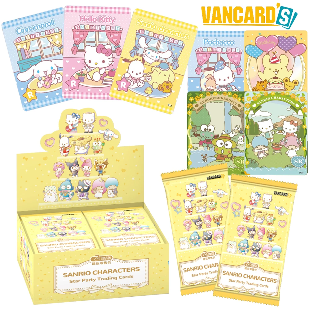 VANCAR'S Genuine Sanrio Cartoon Collection Card Exquisite Card Toys Children's Favorite Cinnamoroll Hello Kitty Creative Gifts
VANCAR'S Genuine Sanrio Cartoon Collection Card Exquisite Card Toys Children's Favorite Cinnamoroll Hello Kitty Creative Gifts