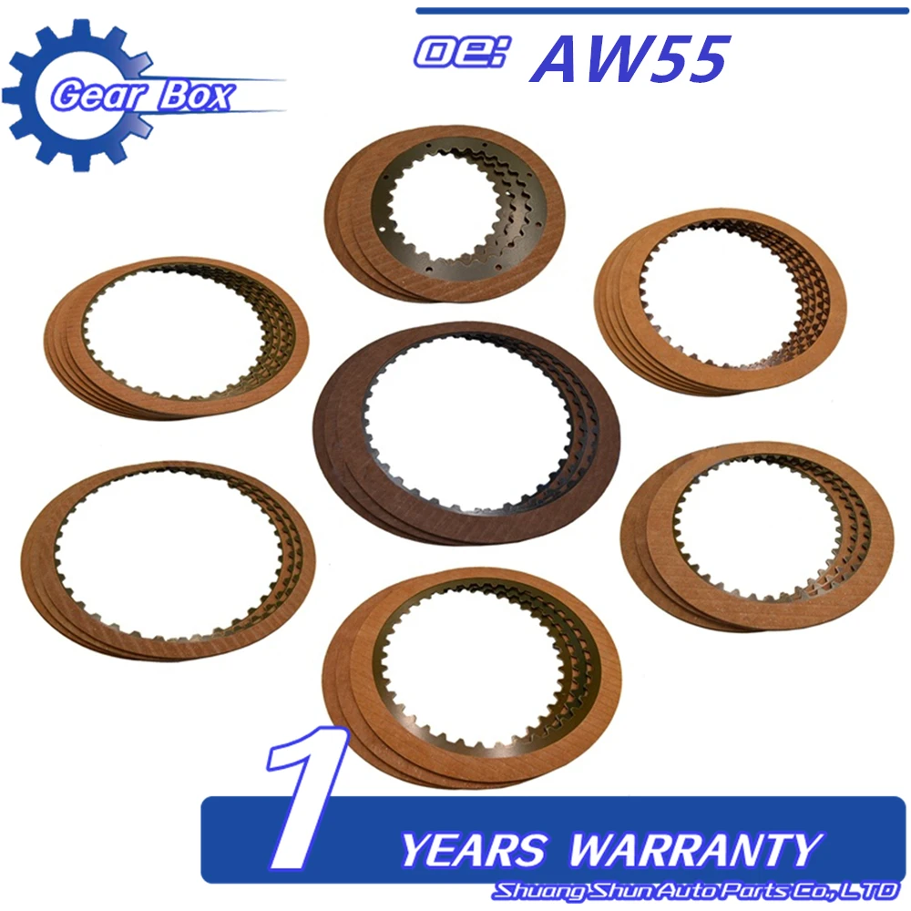 Brand New AW55-50SN AW55-51SN AF33 AF23 Automatic Transmission Friction Plates Discs Kit AW55 50SN For Volvo Saab Opel Chevrolet
Brand New AW55-50SN AW55-51SN AF33 AF23 Automatic Transmission Friction Plates Discs Kit AW55 50SN For Volvo Saab Opel Chevrolet