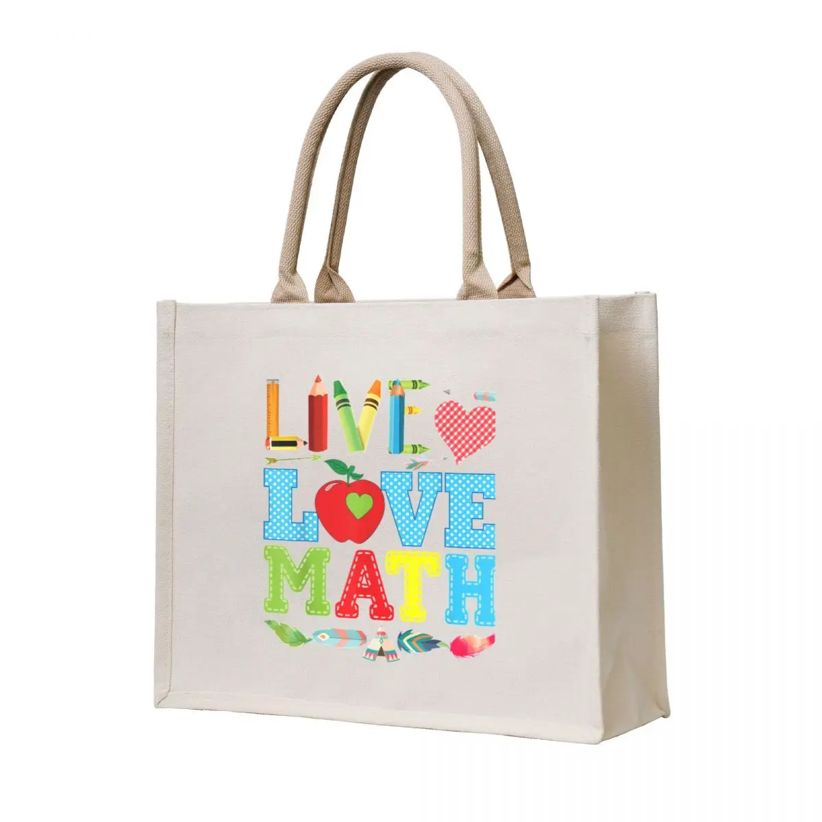 Live Love Math Student Teacher Back To School Kid Tote Bag bag luxury women tote bag men's Handbags tote university
Live Love Math Student Teacher Back To School Kid Tote Bag bag luxury women tote bag men's Handbags tote university